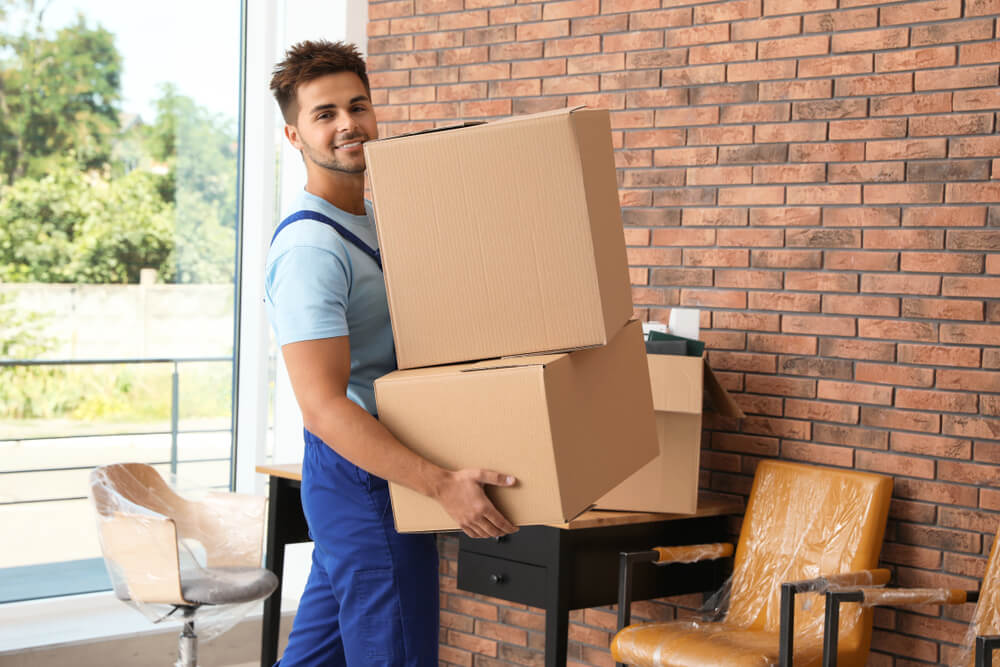 Professional Movers Handling Furniture